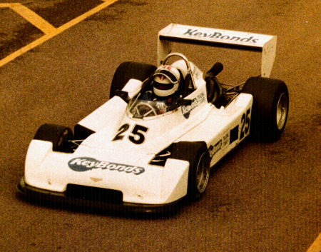 1984 Formula Atlantic, Donnington, finishing 3rd