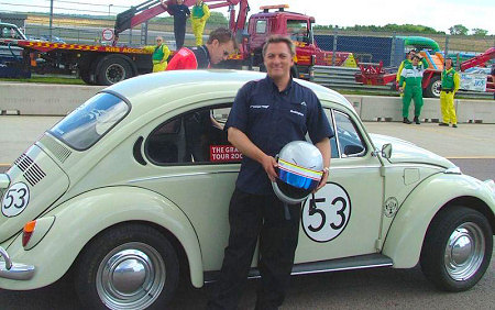 Duncan Gray with Herbie, August 2005