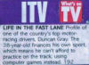 Life In The Fast Lane Feature by Whats On TV